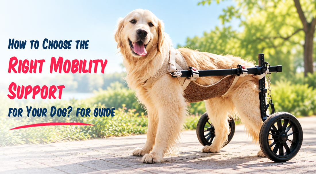 How to Choose the Right Mobility Support for Your Dog?